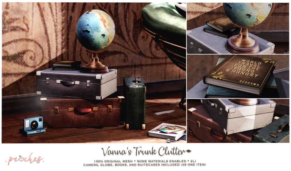 Peaches – Vanna’s Trunk Clutter