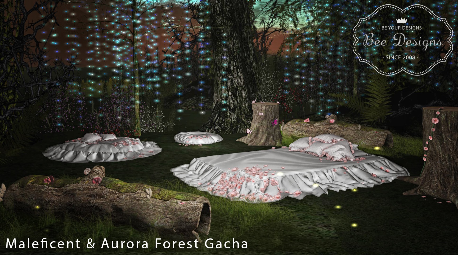 Bee Designs – Maleficent and Aurora Forest Gacha
