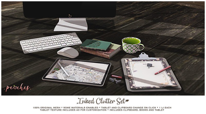 Peaches – Inked Clutter Set