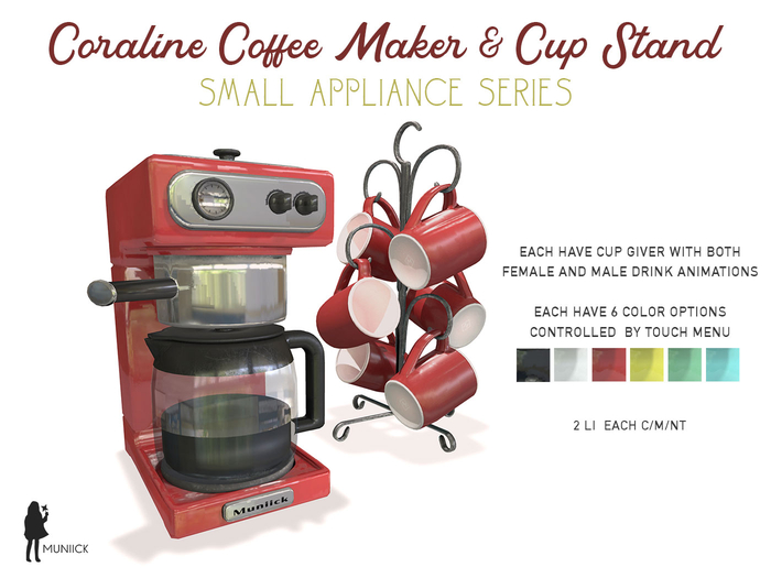 Muniick- Coraline Coffee Maker and Cup Stand