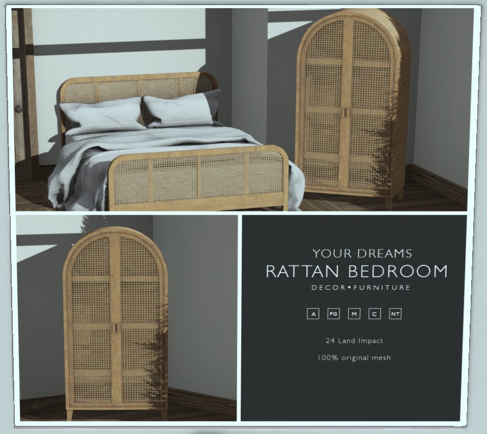 Your Dreams – Rattan Bedroom