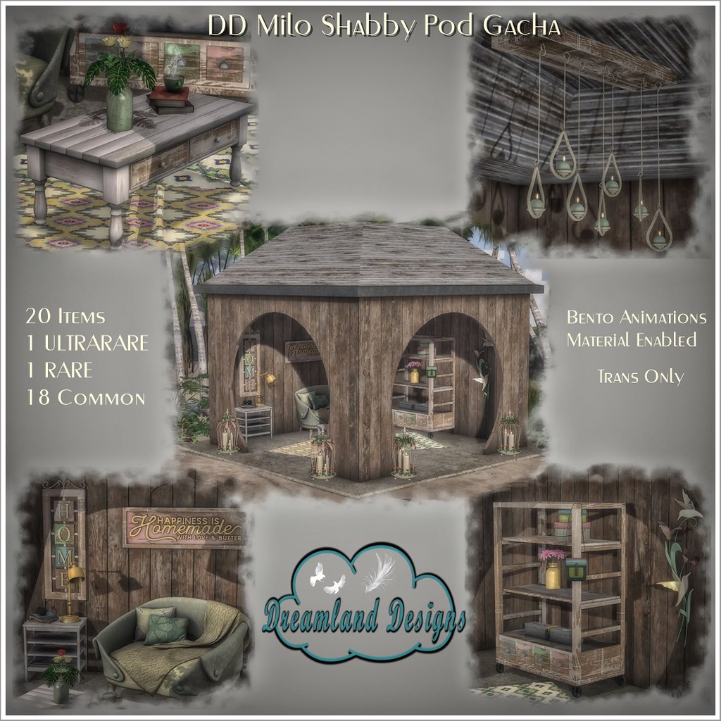 Dreamland Designs – Milo Shabby Pod Gacha