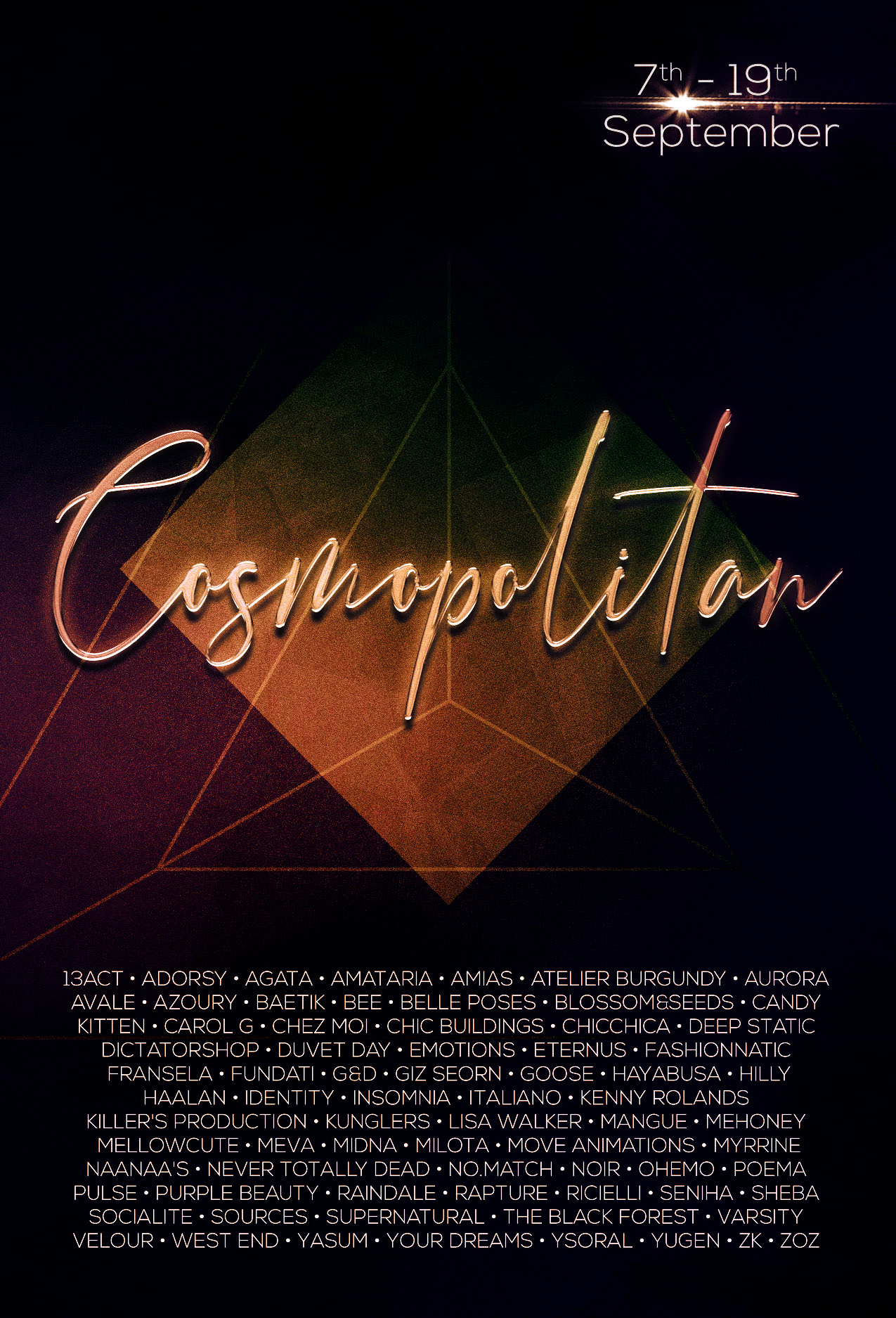 Press Release: Cosmopolitan – Round 8/9