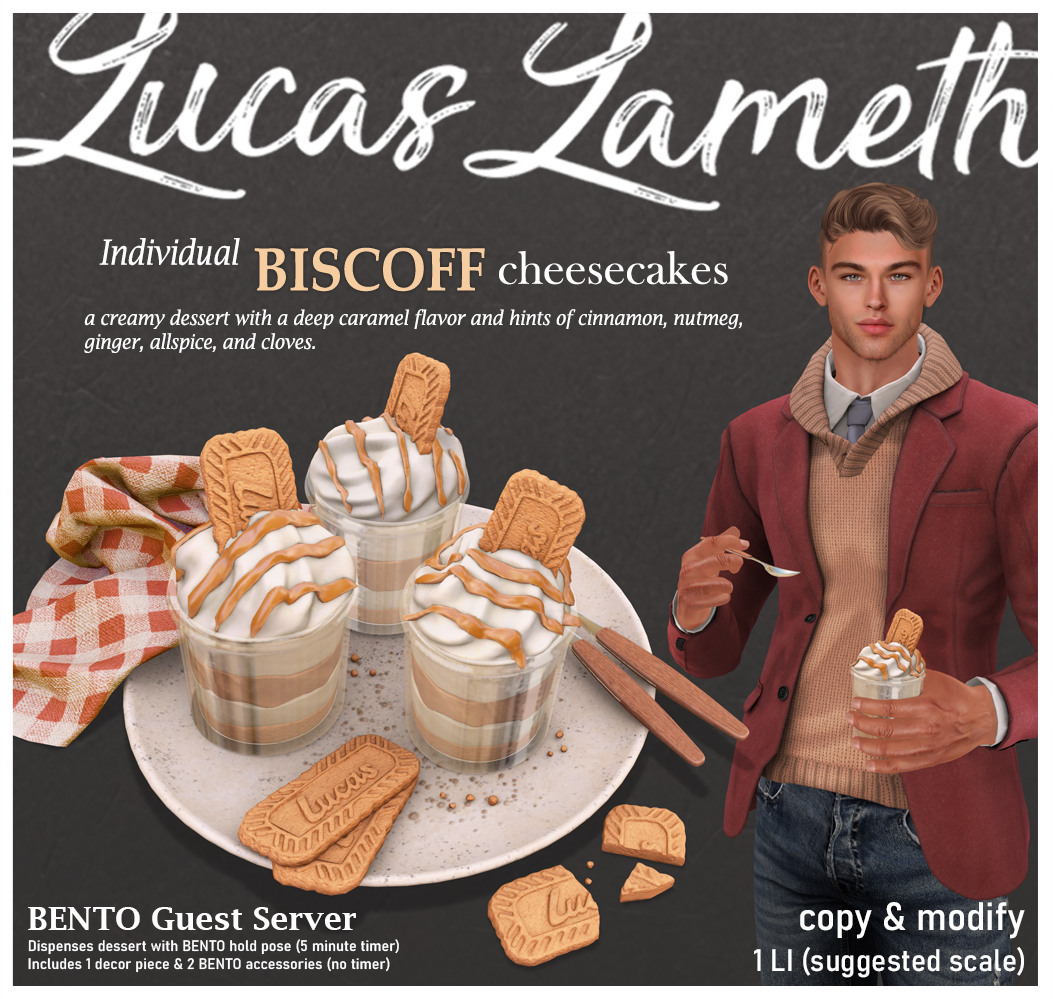 Lucas Boutique – Individual Biscoff Cheesecakes