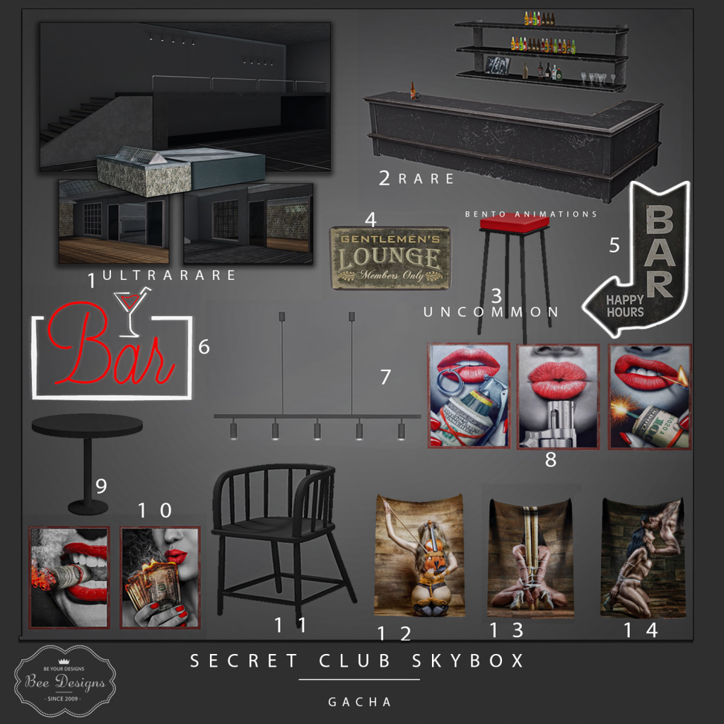 Bee Designs – Secret Club Skybox Gacha