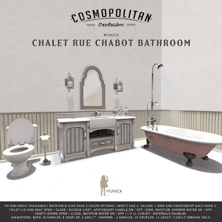 Muniick – Chalet Rue Chabot Bathroom