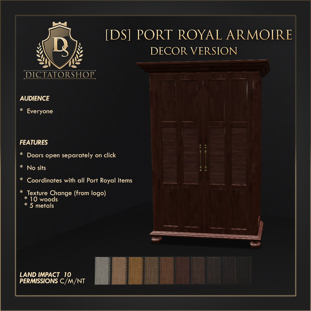 Dictatorshop – Port Royal Armoire