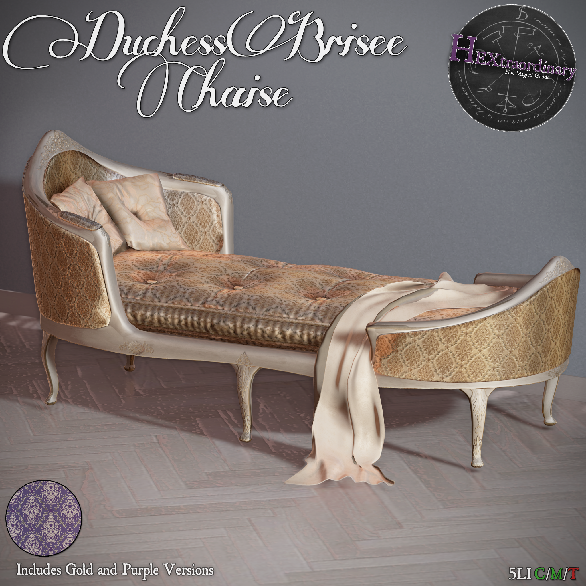 HEXtraordinary – Duchess Brisee Chaise