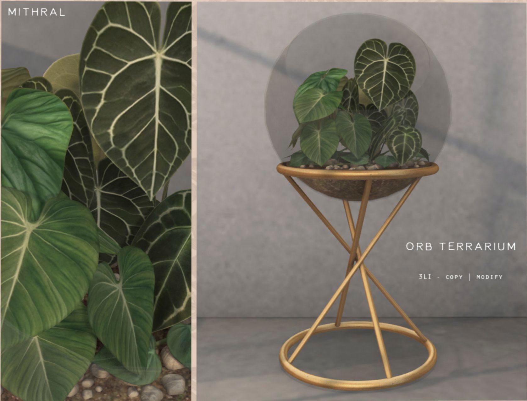 Mithral – Orb Terrarium