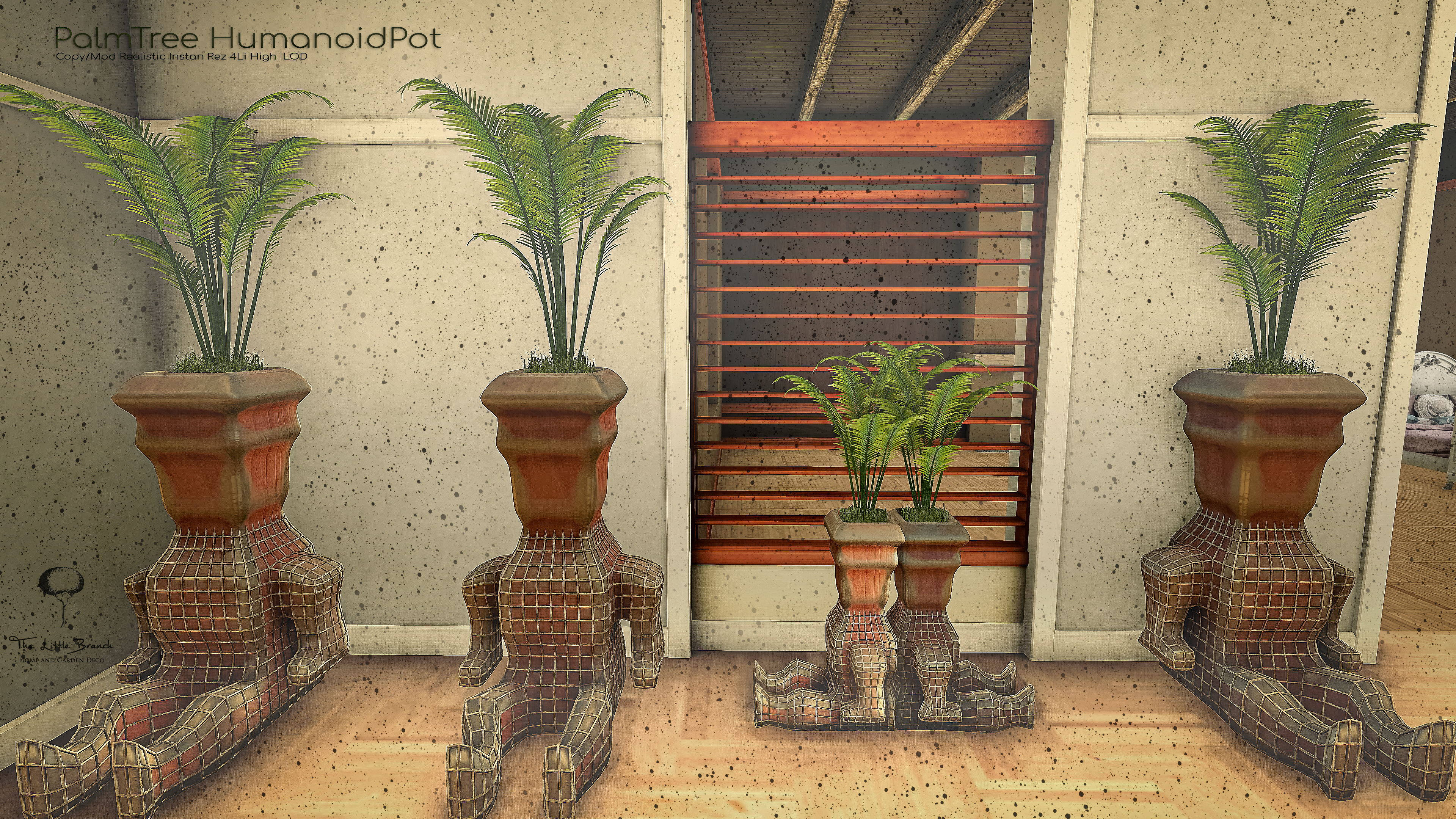 The Little Branch – Palm Tree Humanoid Pot