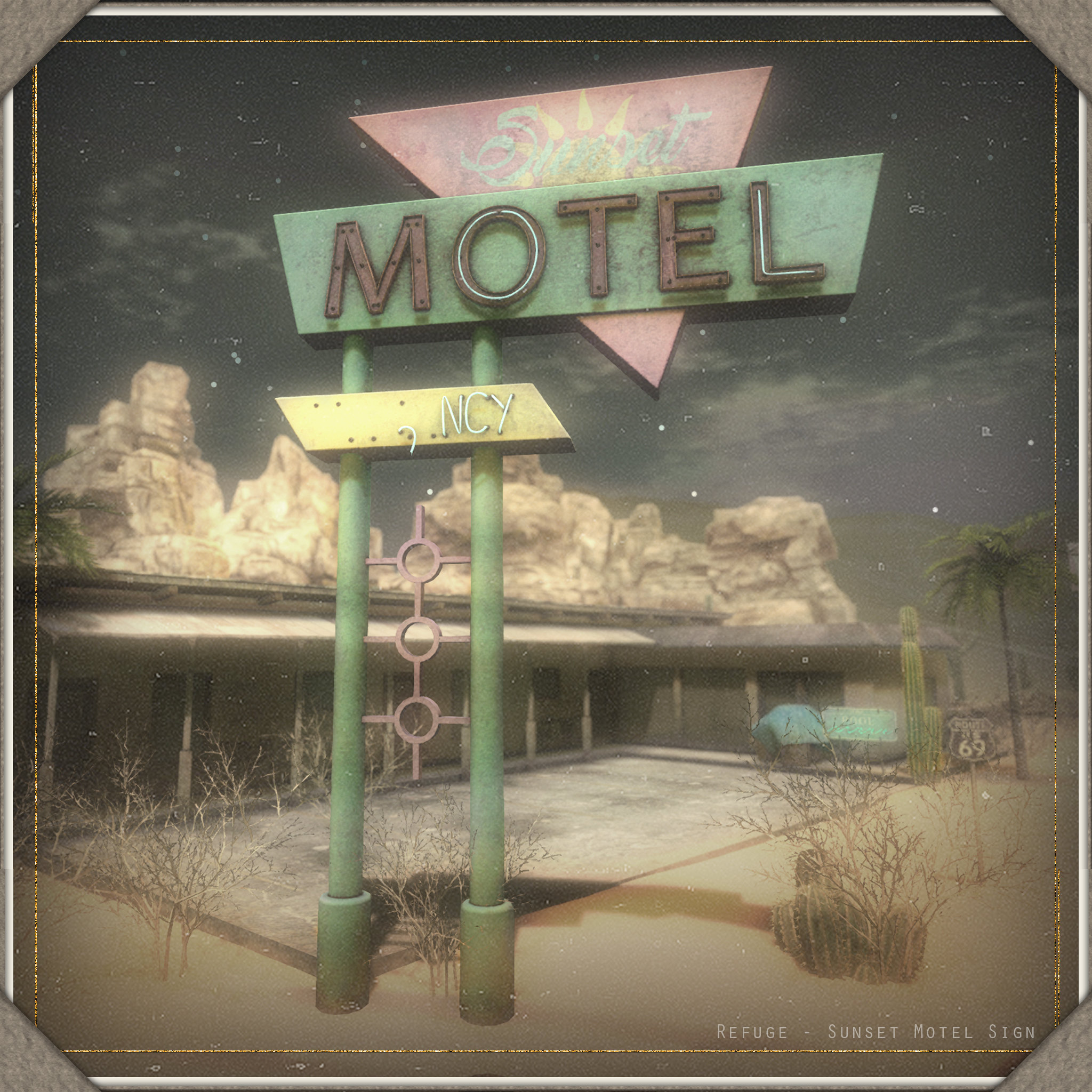 Refuge – Sunset Motel Sign