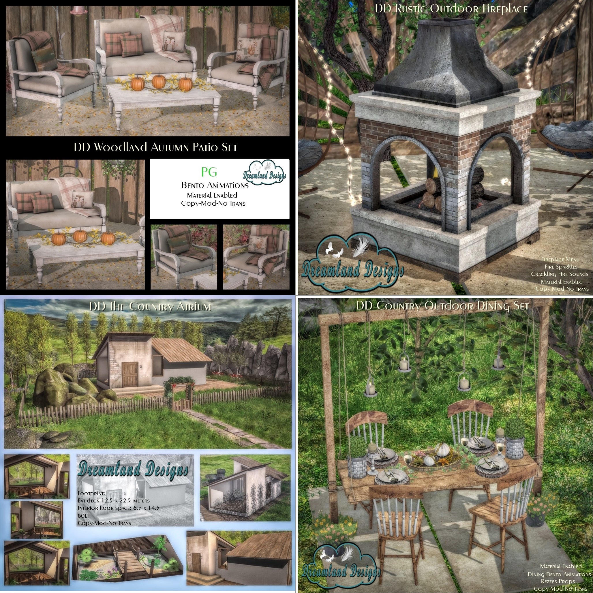 Dreamland Designs – Outdoor Set