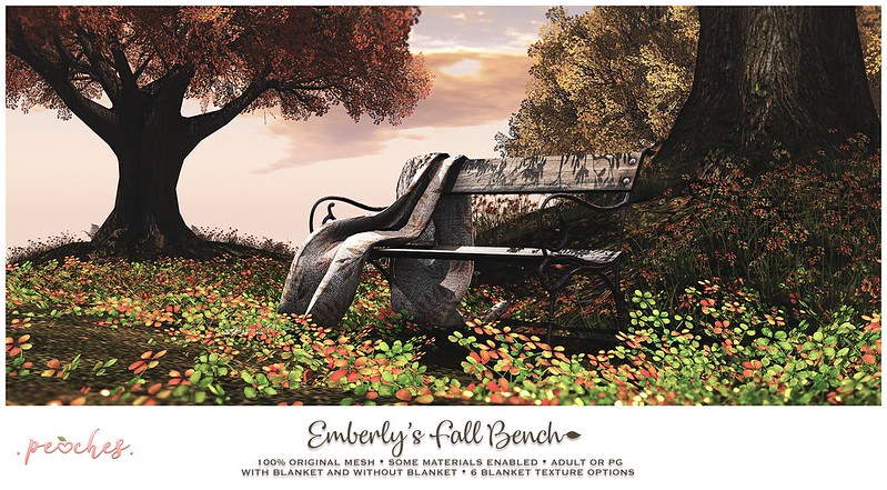 peaches. – Emberly’s Fall Bench