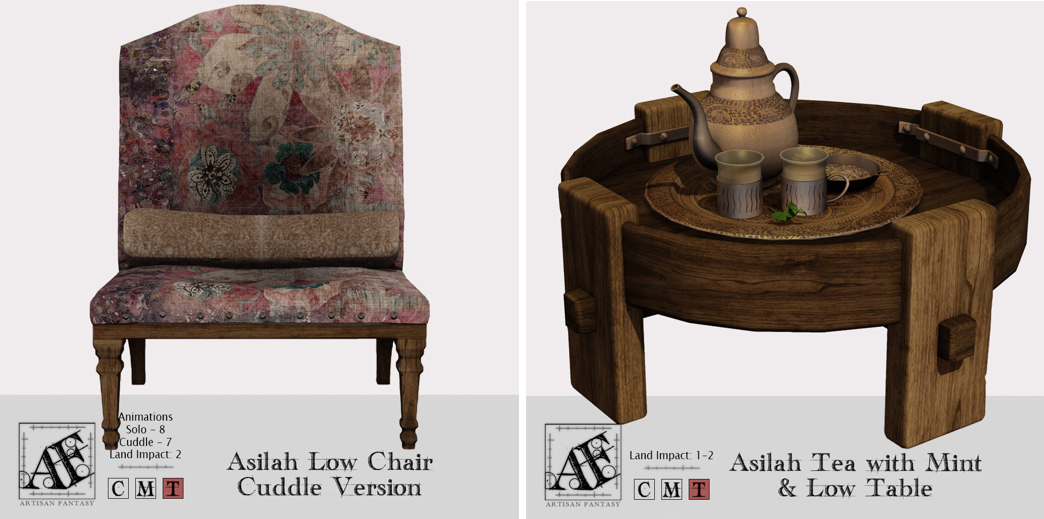 Artisan Fantasy – Asilah Low Chair & Table