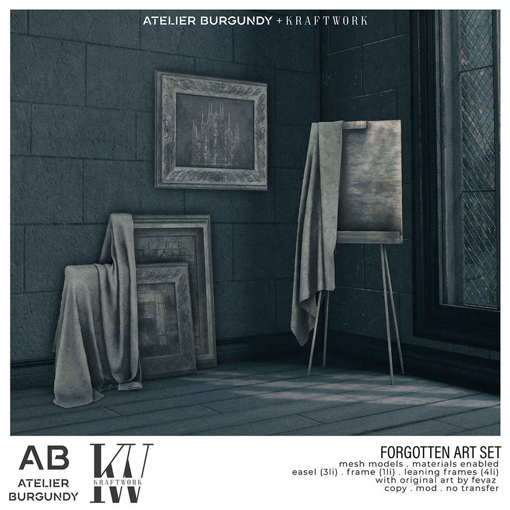 Atelier Burgundy + Kraftwork – Forgotten Art Set