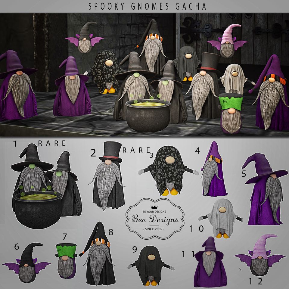 Bee Designs – Spooky Gnomes Gacha