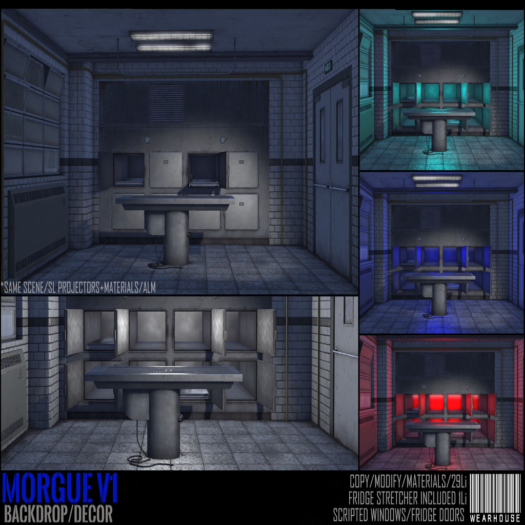 Wearhouse – Morgue Backdrop