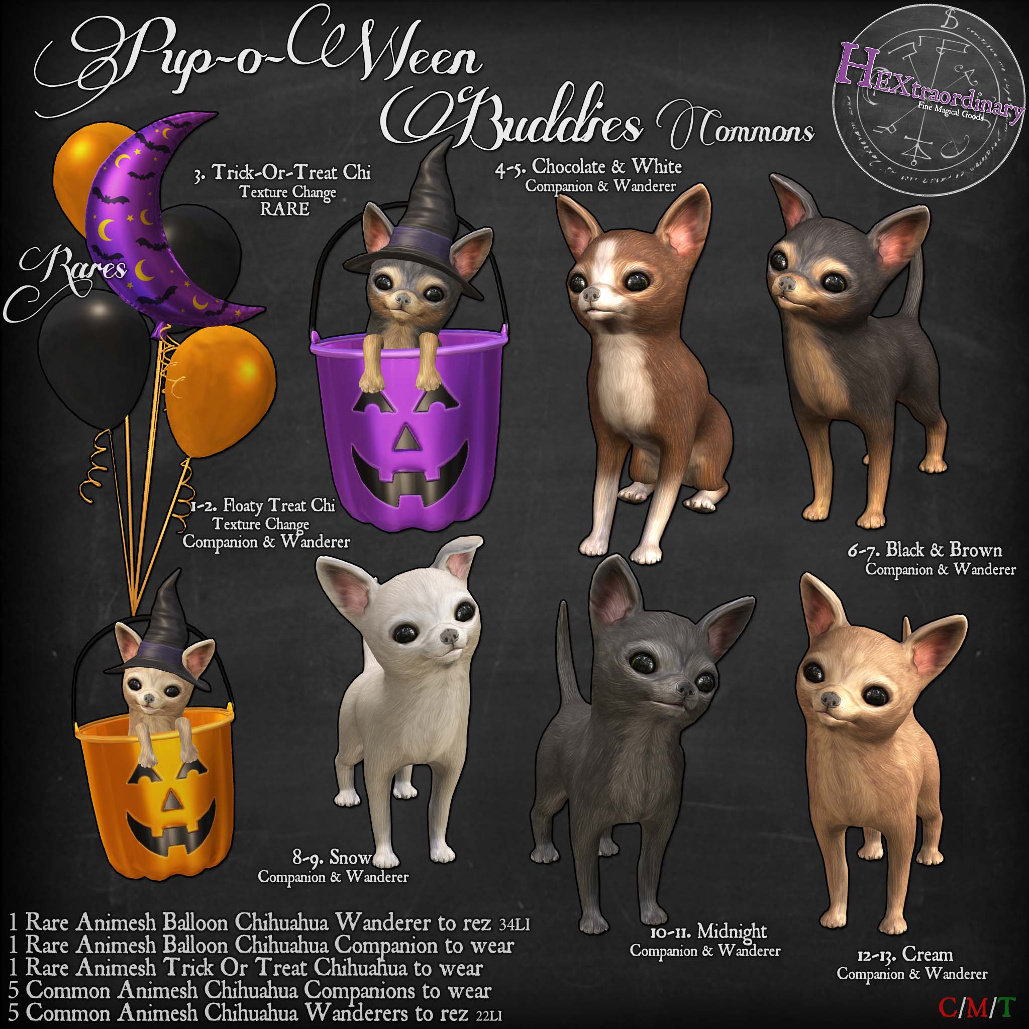 HEXtraordinary – Pup-o-Ween Buddies