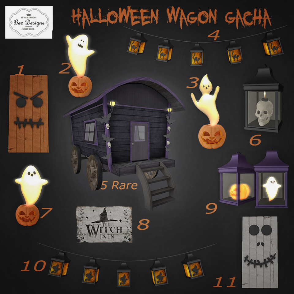 Bee Designs – Halloween Wagon Gacha