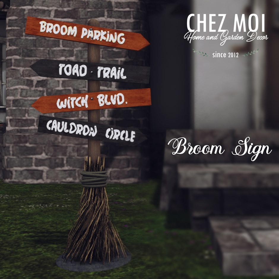 Chez Moi – Broom Sign
