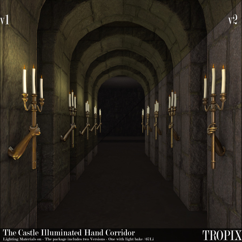 TROPIX – The Castle Illuminated Hand Corridor