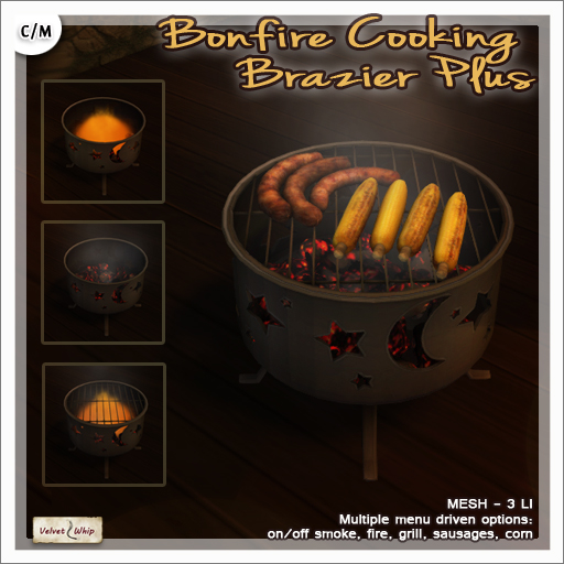 Velvet Whip – Bonfire Cooking Brazier Plus