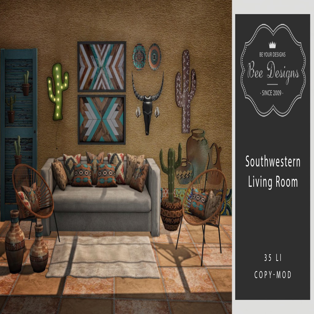 Bee Designs – Southwestern Living Room