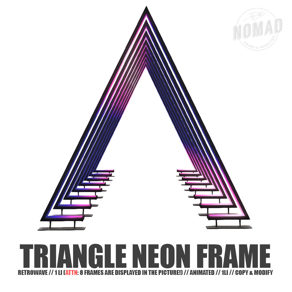 Nomad – Triangle Neon Frame