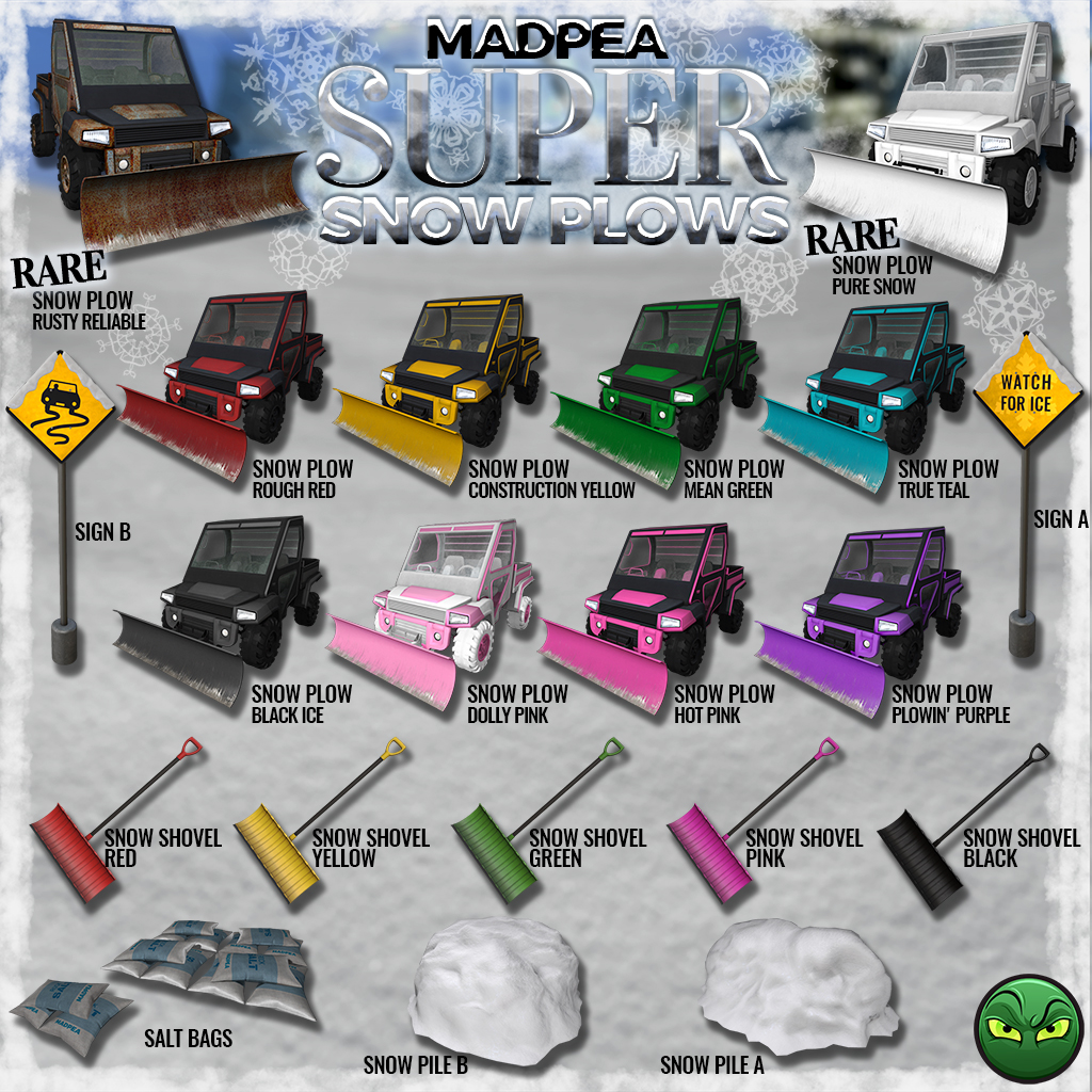 MadPea – Super Snow Plows Gacha