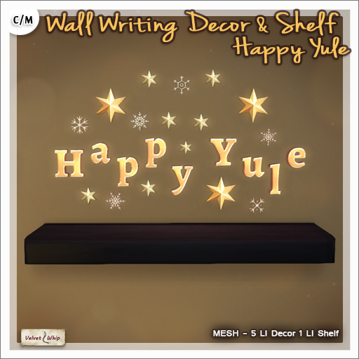Velvet Whip – Wall Writing Decor & Shelf
