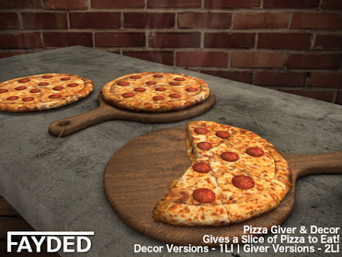 Fayded – Pizza Giver and Decor