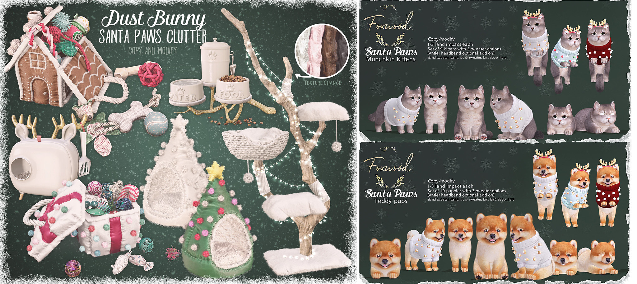 Dust Bunny – Santa Paws Clutter