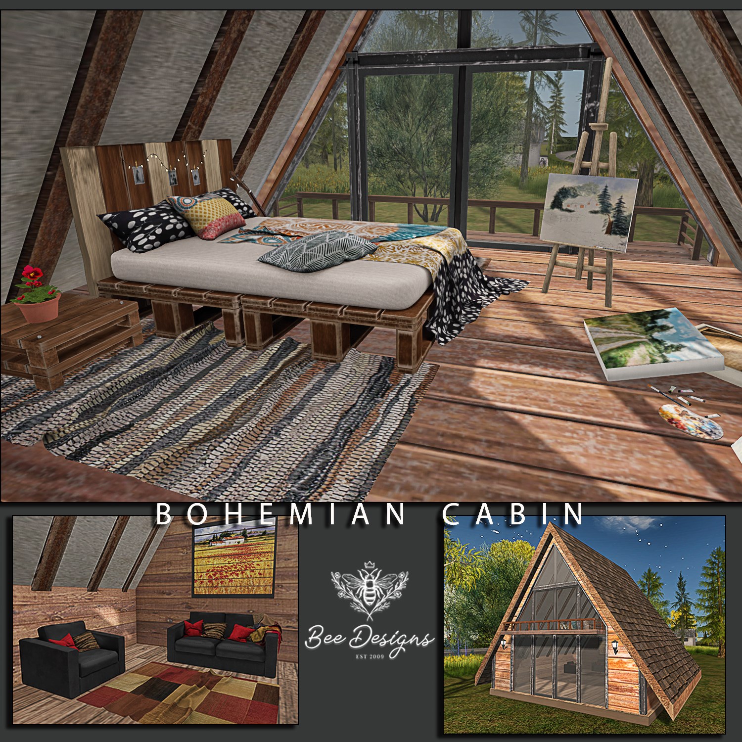 Bee Designs – Bohemian Cabin