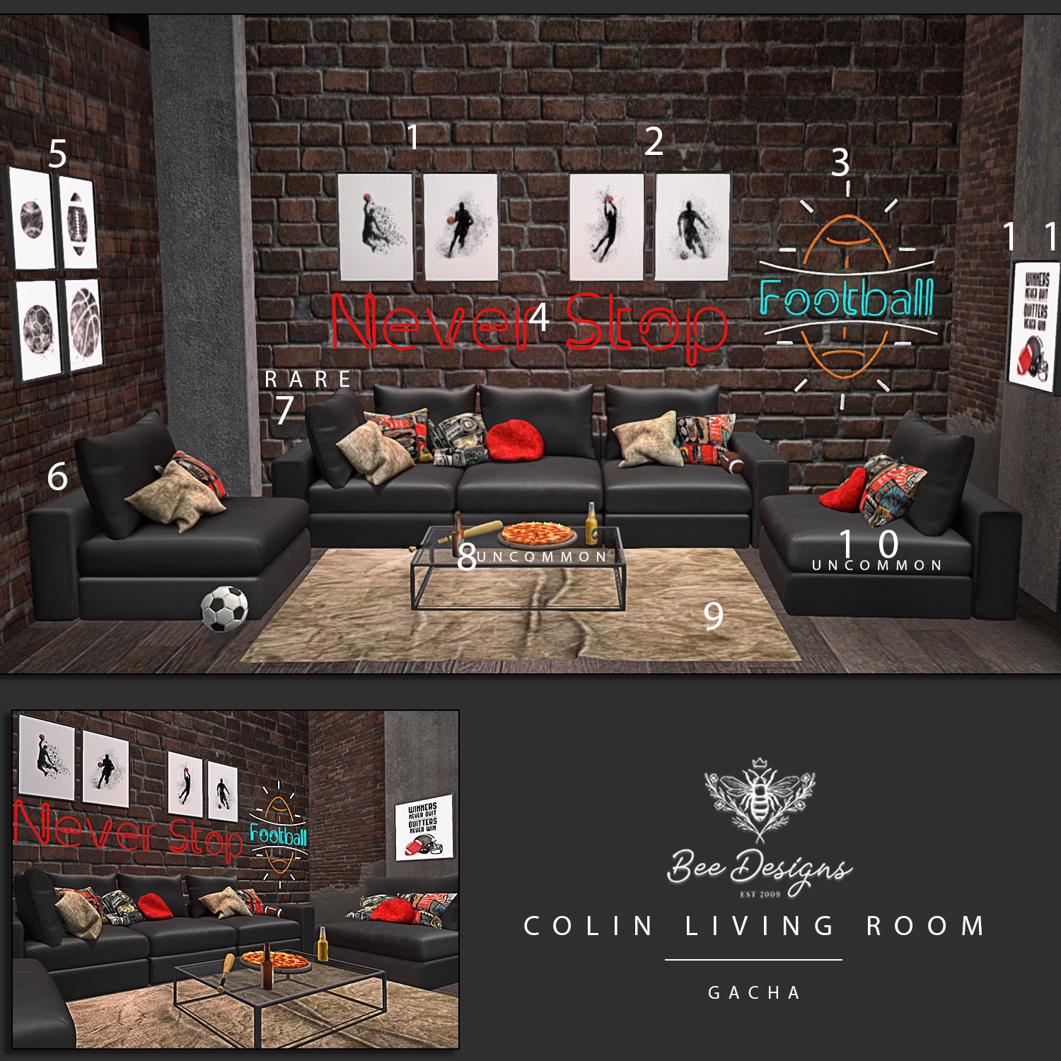 Bee Designs – Colin Living Room