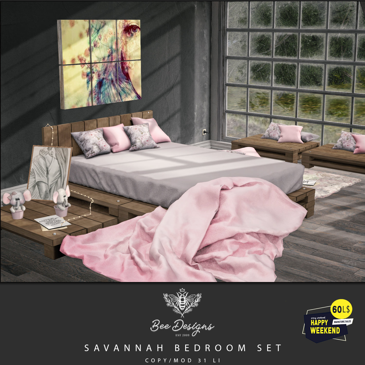 Bee Designs – Savannah Bedroom Set