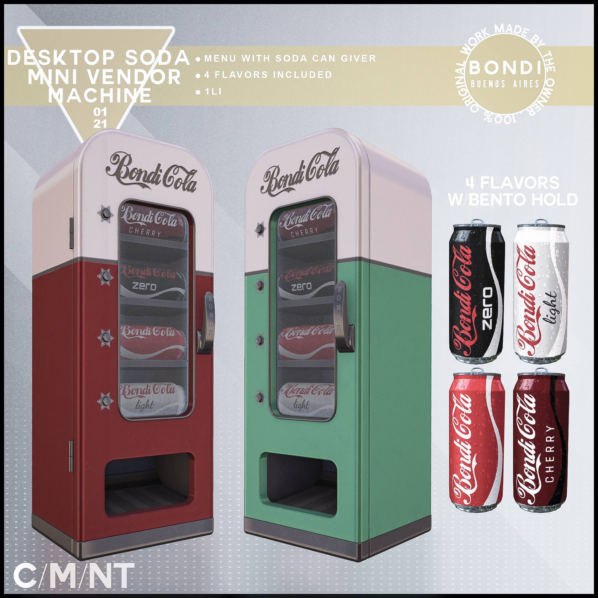 Bondi – Desktop Soda Mini Vendor Machine