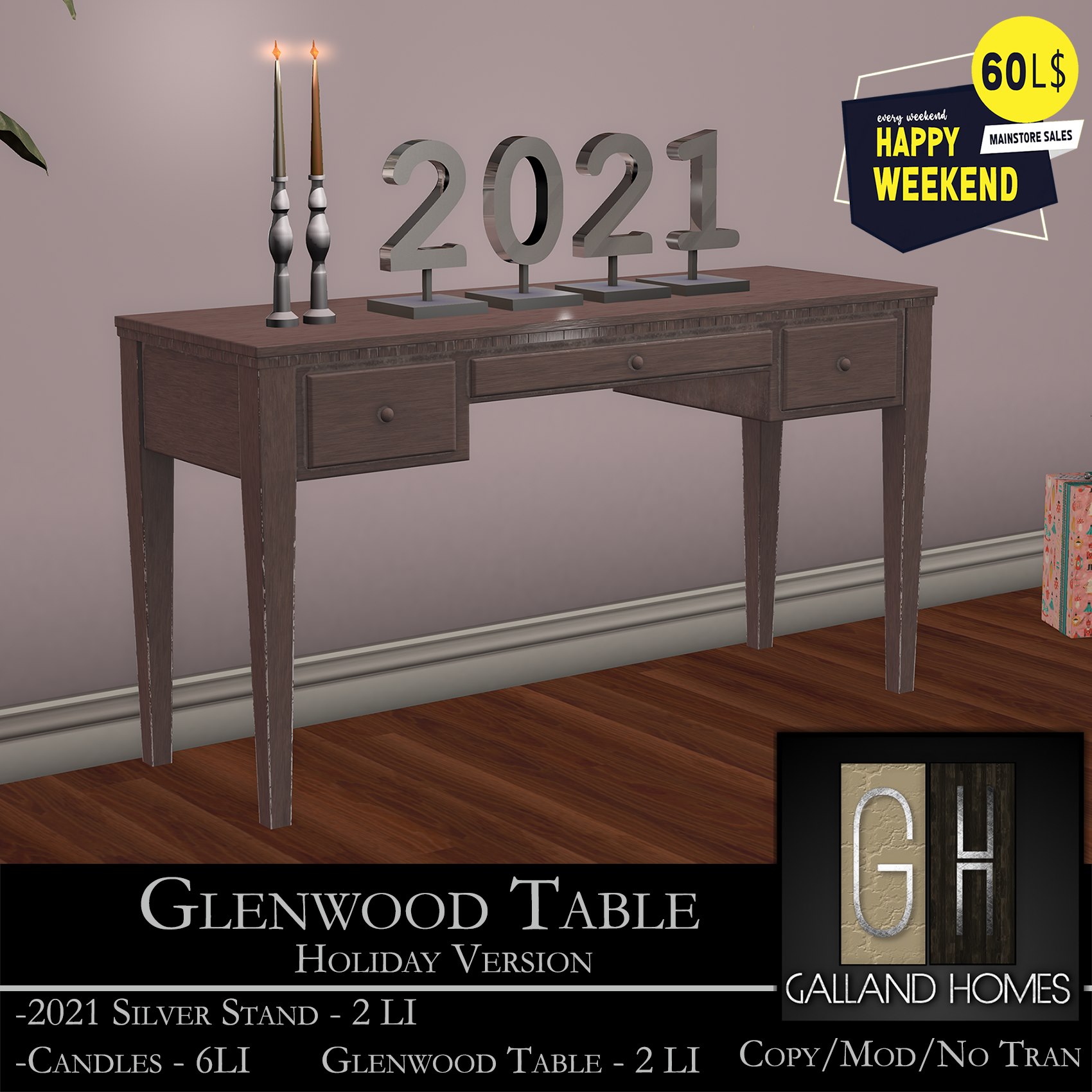 Galland Homes – Glenwood Table