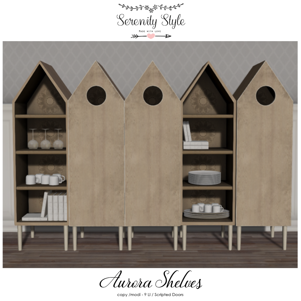 Serenity Style – Aurora Shelves
