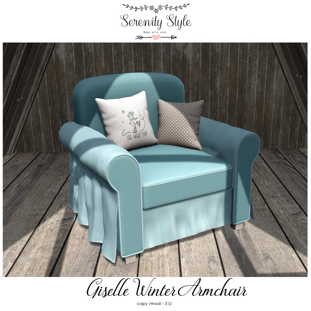 Serenity Style – Giselle Winter Armchair