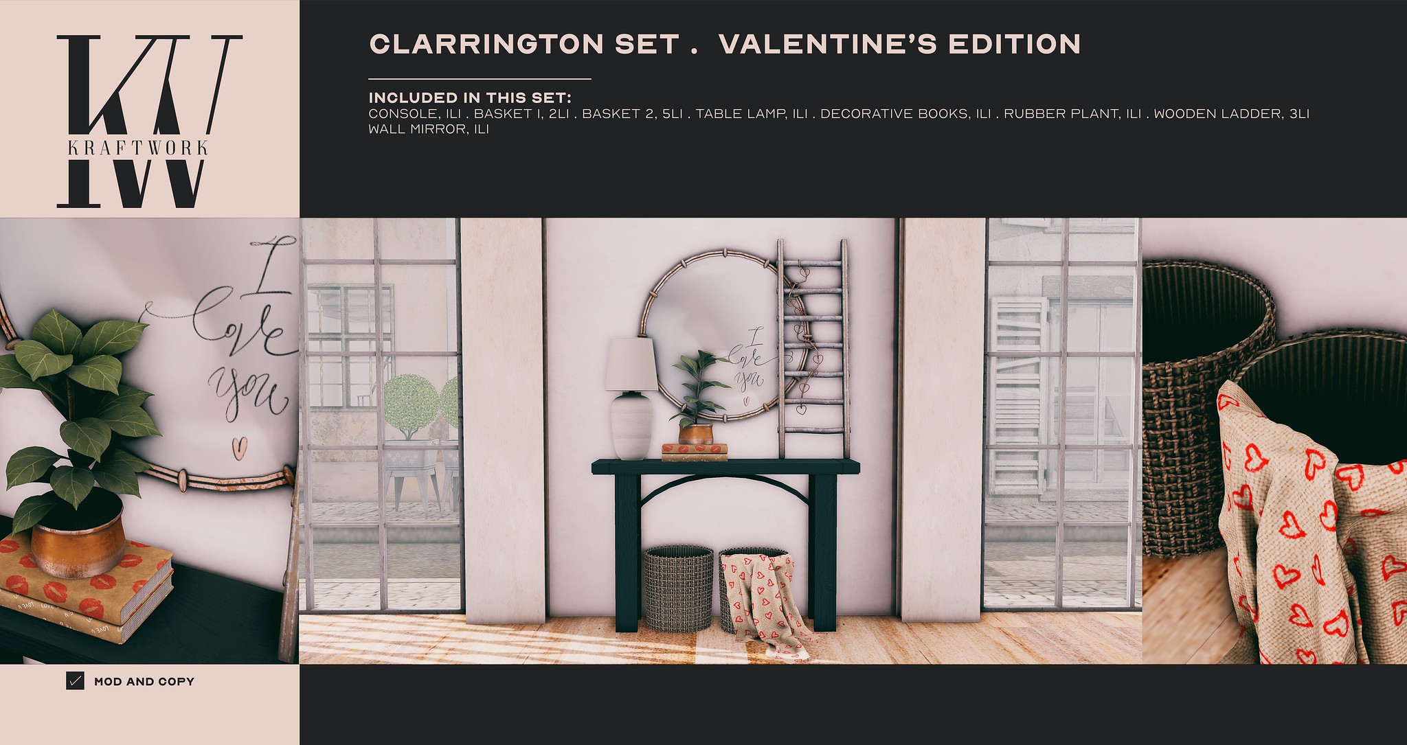 Kraftwork – Clarrington Set Valentine’s Edition