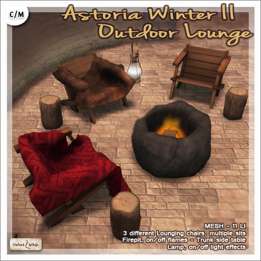 Velvet Whip – Astoria Winter Outdoor Lounge II