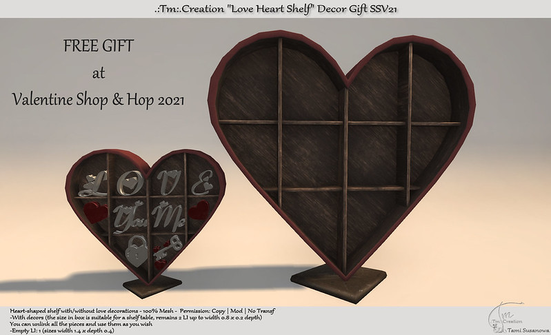 TM Creation – “Love Heart Shelf” Valentine Decor