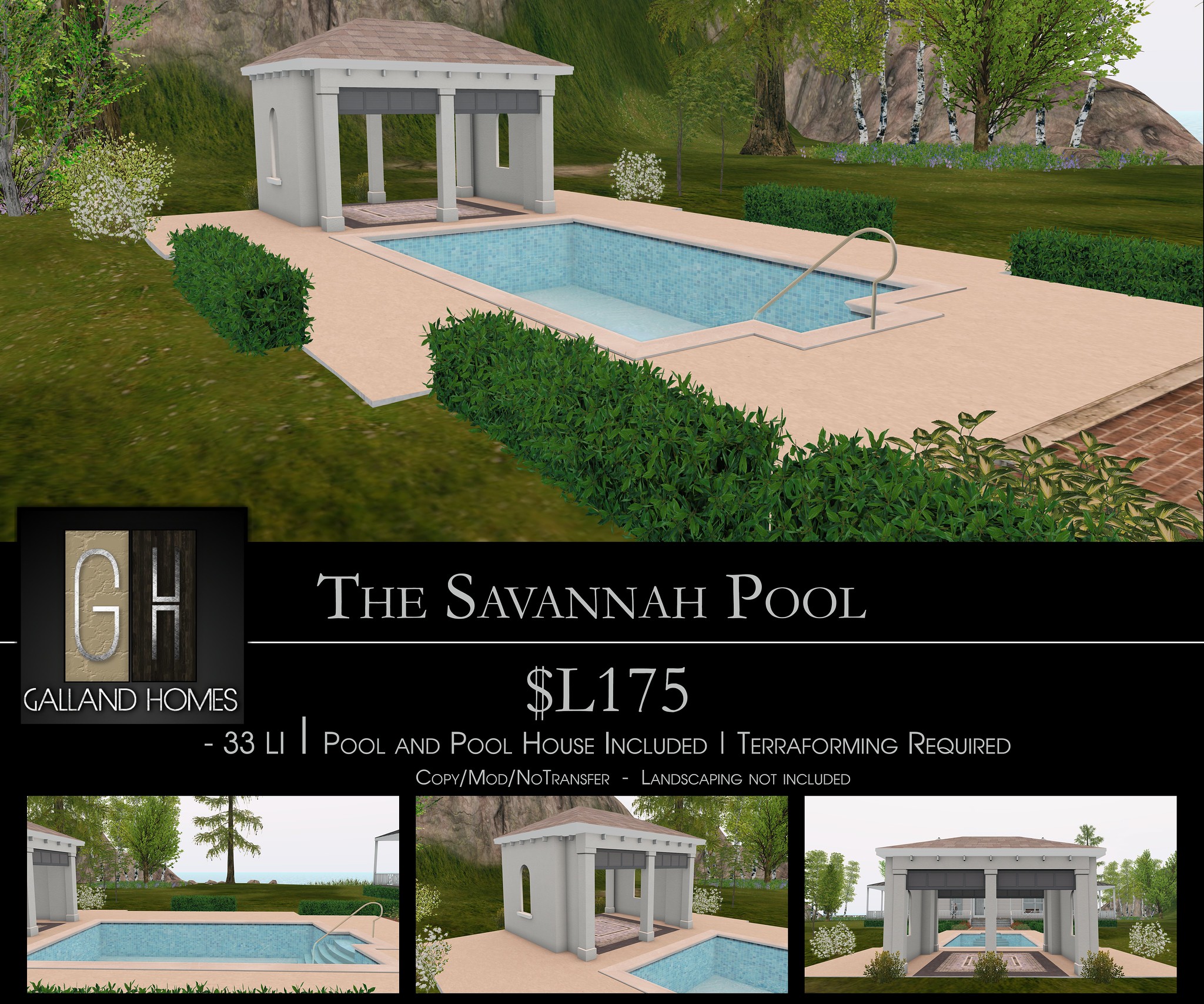Galland Homes – The Savannah Pool