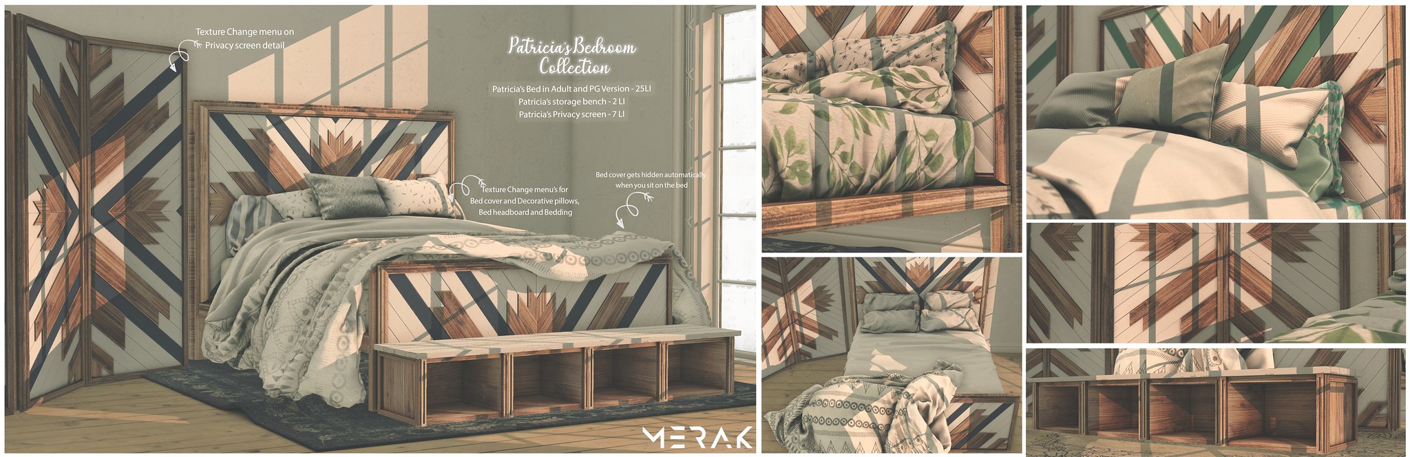 Merak – Patricia’s Bedroom Collection