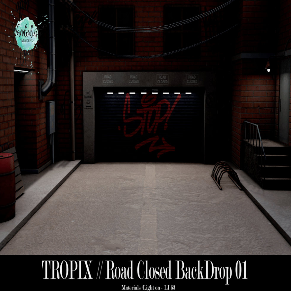 TROPIX – Road Closed Backdrop 01