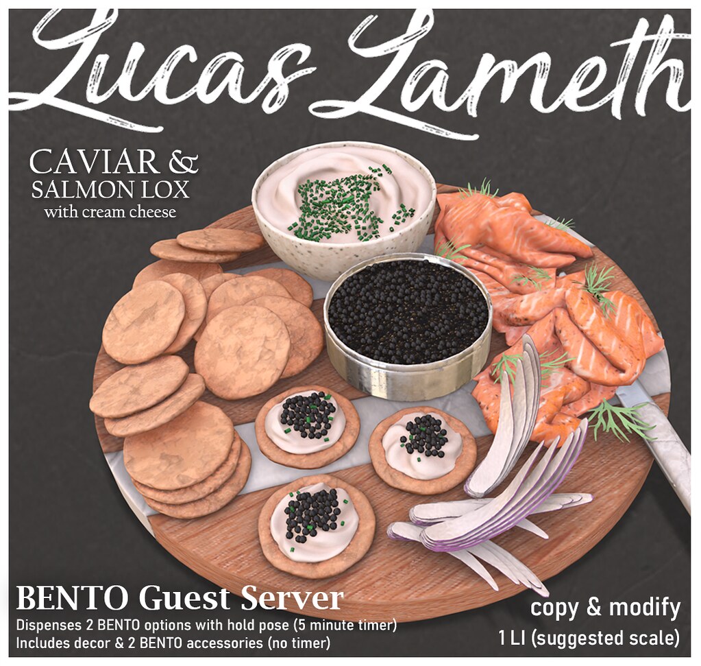 Lucas Lameth – Caviar & Salmon Lox