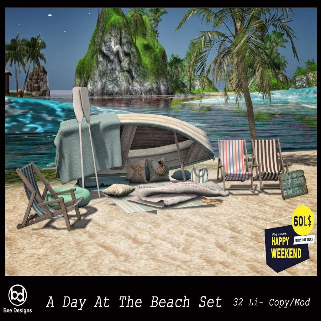 Bee Designs – A Day At The Beach Set