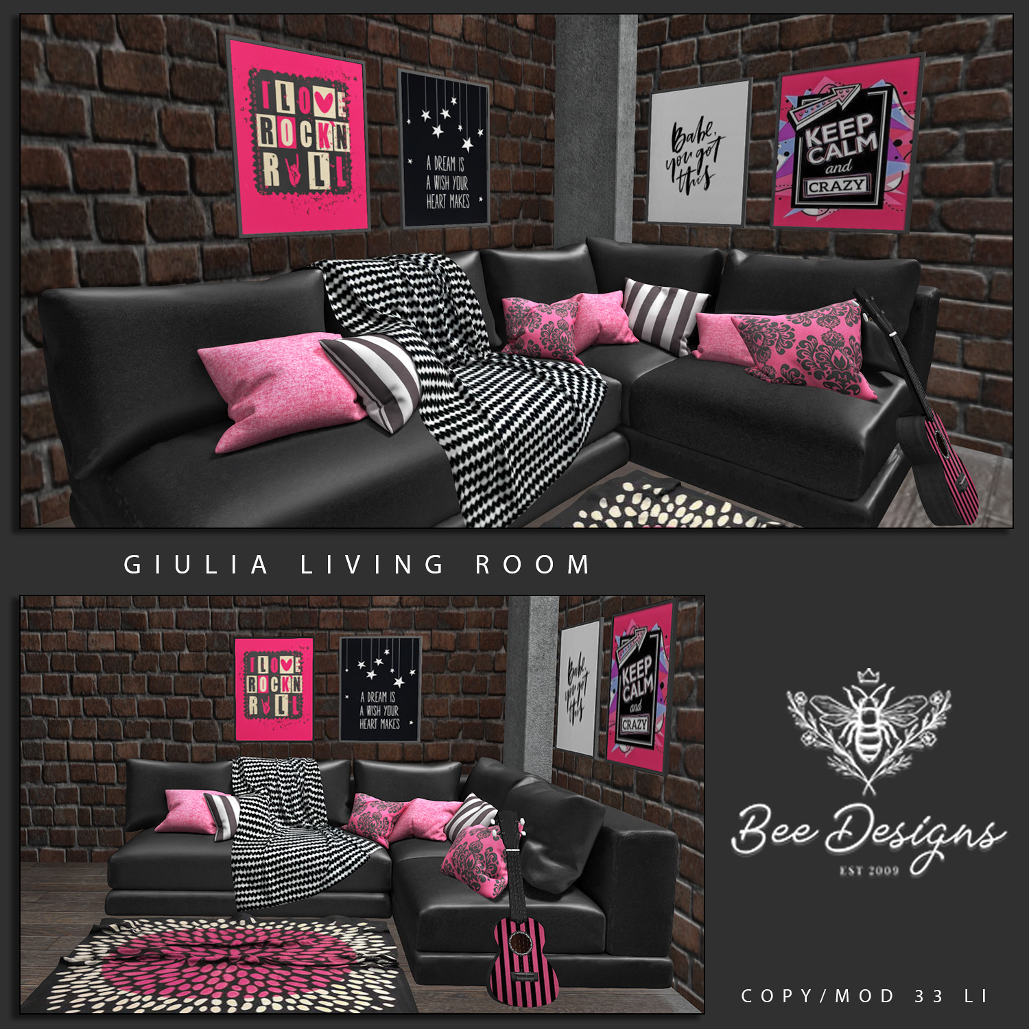 Bee Design – Giulia Living Room Set