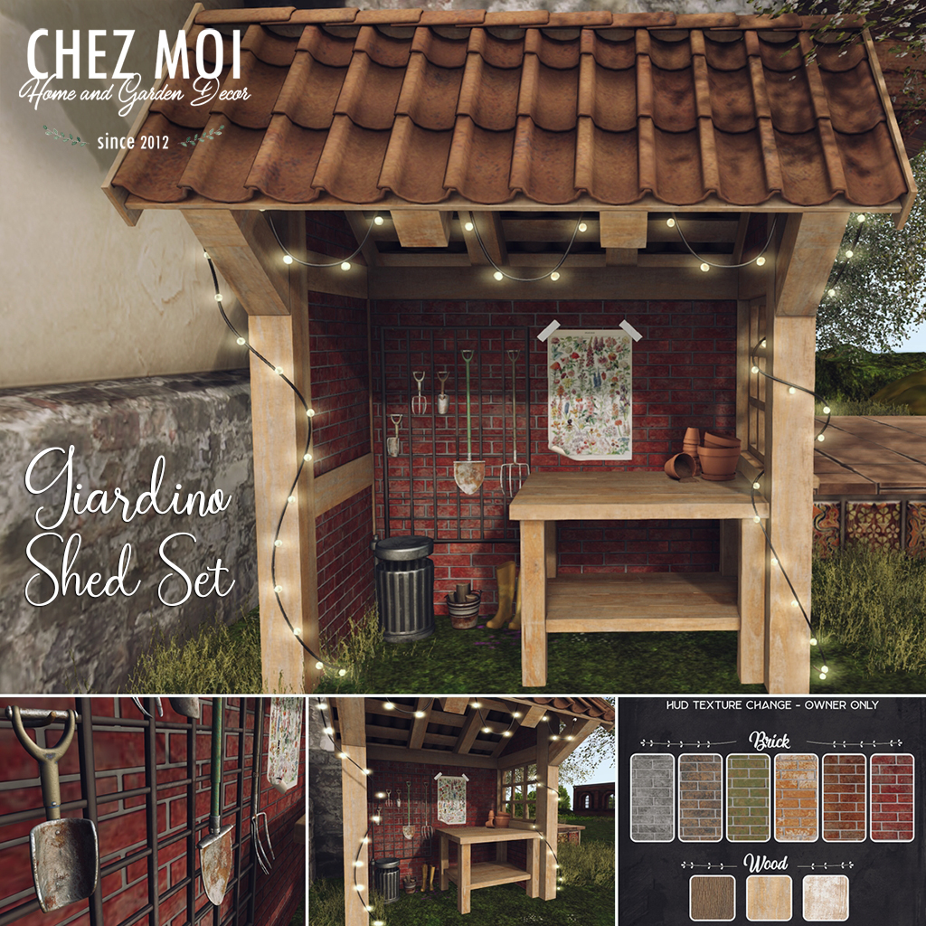 Chez Moi – Giardino Shed Set