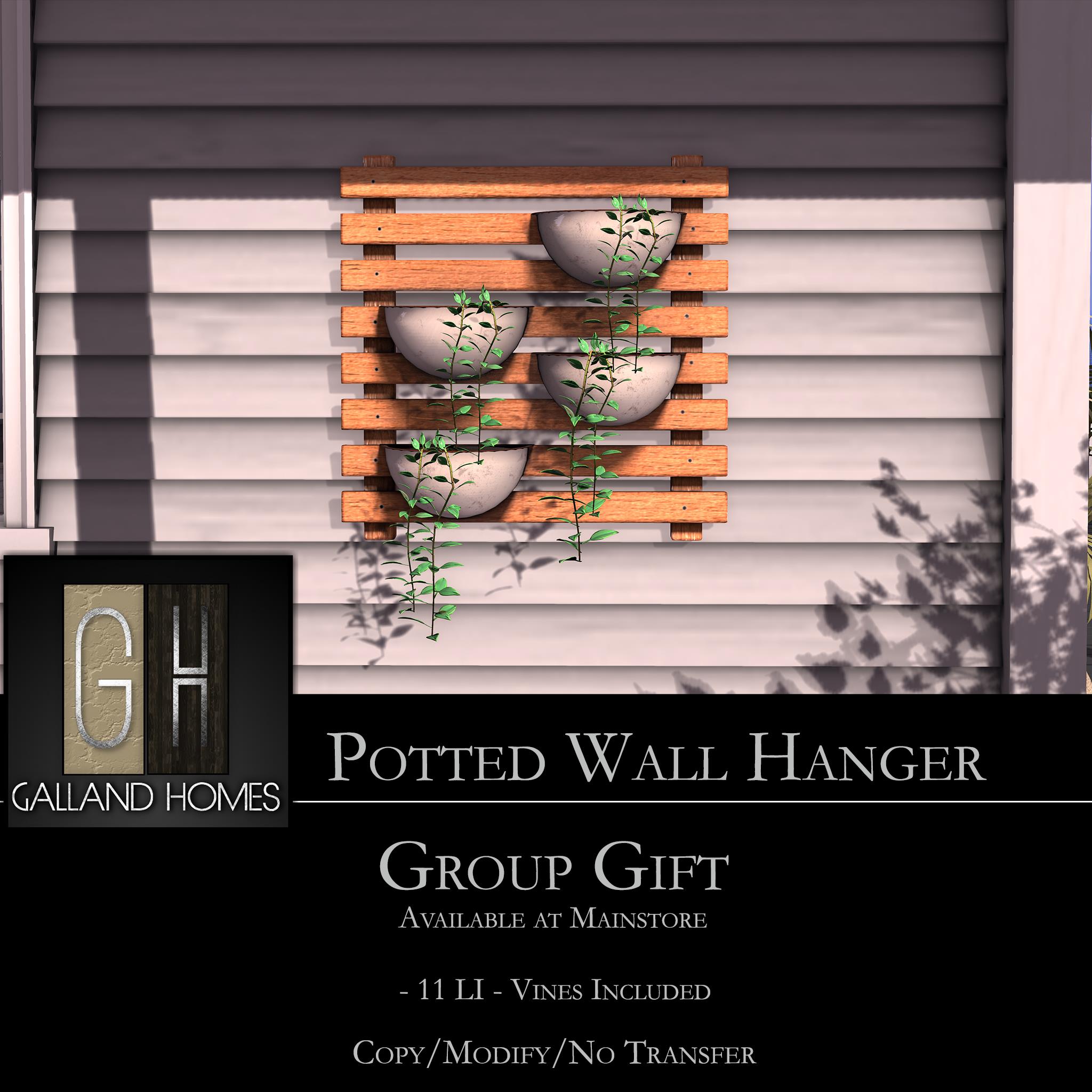 Galland Homes – Potted Wall Hanger